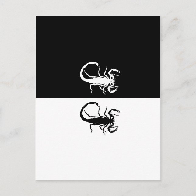 skorpioner vykort (Framsida)