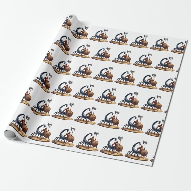 Skorpionman Presentpapper (Utrullad)