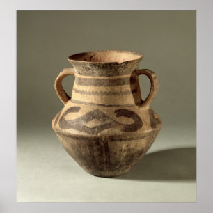 Skorra från det Gansu landskapet, c.1300-700 BC Poster