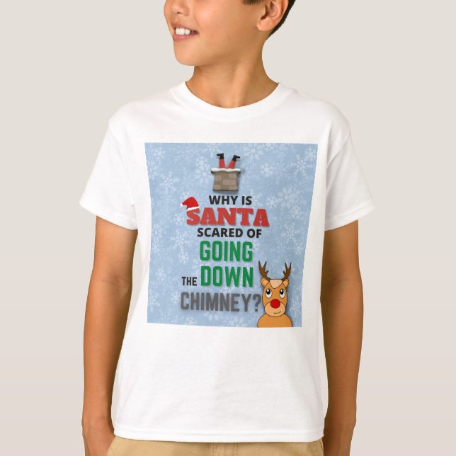 Skorsten Joke Kids T Shirt (Framsida)