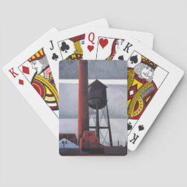 Skorsten och Vatten Torn (av Charles Demuth) Casinokort