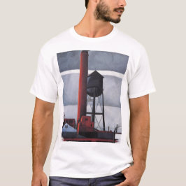 Skorsten och Vatten Torn (av Charles Demuth) T Shirt
