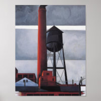 Skorsten och vattentorn (av Charles Demuth)