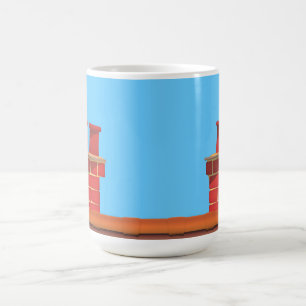 Skorsten punkter kaffemugg
