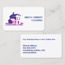 Skorsten rensningsvärde Städning Visitkort