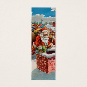 Skorsten Santa KÄRLEK Note - Naughty eller Nice? Litet Visitkort