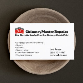 Skorsten Städning och reparera Visitkort