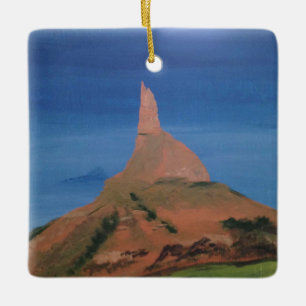Skorsten Sten Nebraska Ceramic Ornament