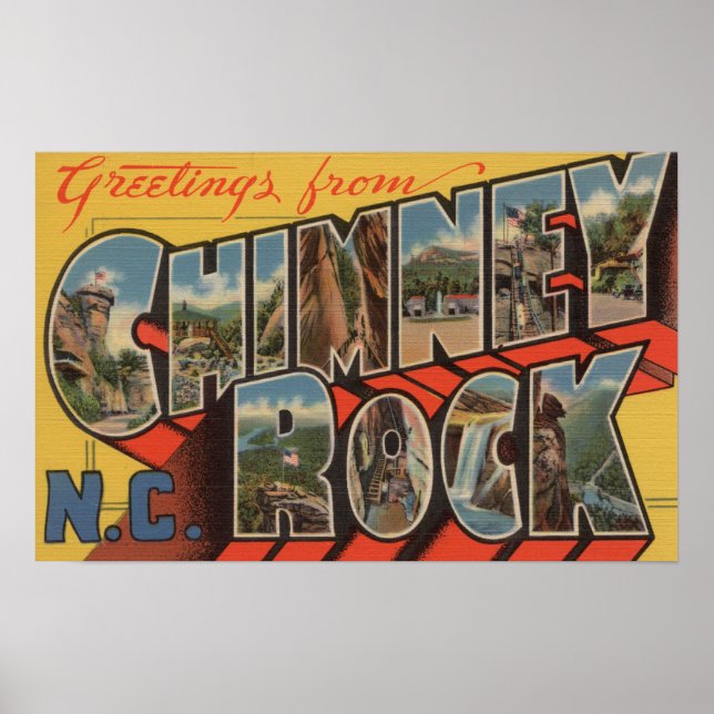Skorsten Sten, North Carolina Poster (Framsidan)