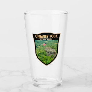Skorsten Sten State Park North Carolina Badge Glaskopp