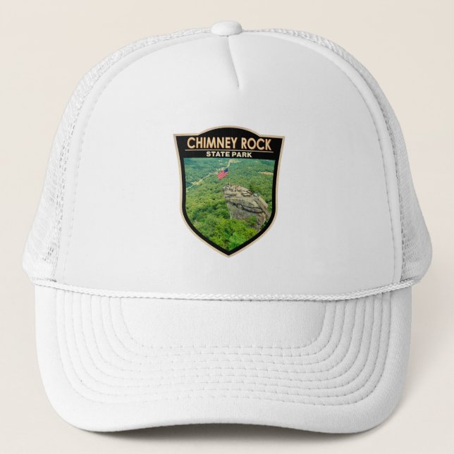 Skorsten Sten State Park North Carolina Badge Keps (Framsida)