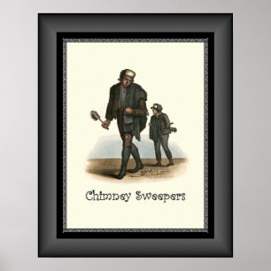 Skorsten Sweepers ~ Thomas Lord Busby ~ London ~ Poster