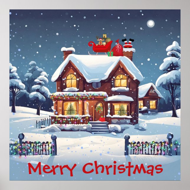 Skorsten tomten Poster (Framsidan)