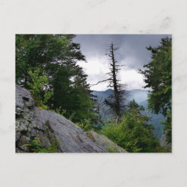 Skorsten Toppar underbara rökiga berg Vykort