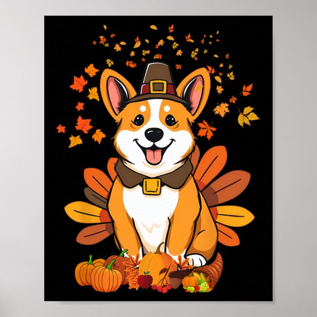 Skorstensvalp Thanksgiving Turkiet 1  Poster (Framsidan)