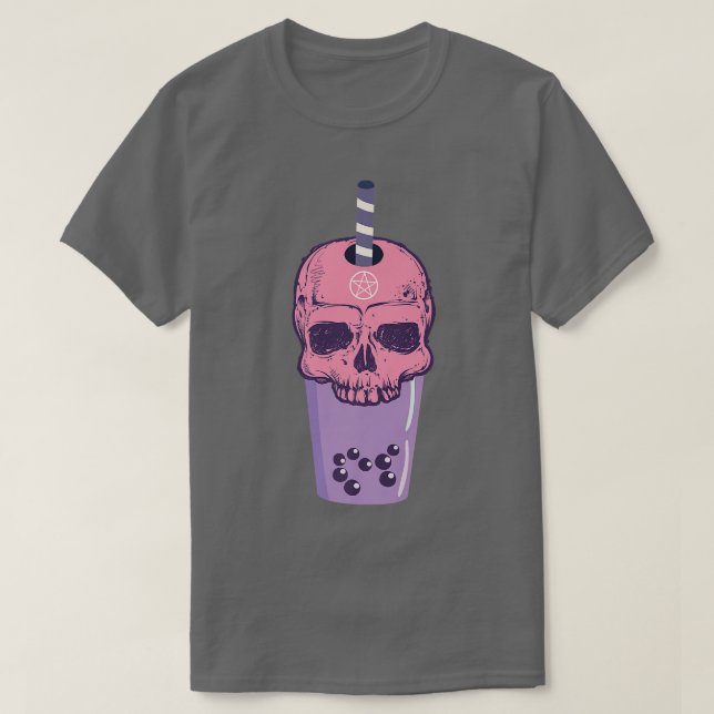 Skört och bubbelte skeleton Gth skeleton Premium T Shirt (Design framsida)