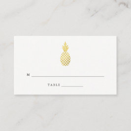 Skortkort för ananas Bröllop i elegant Placeringskort