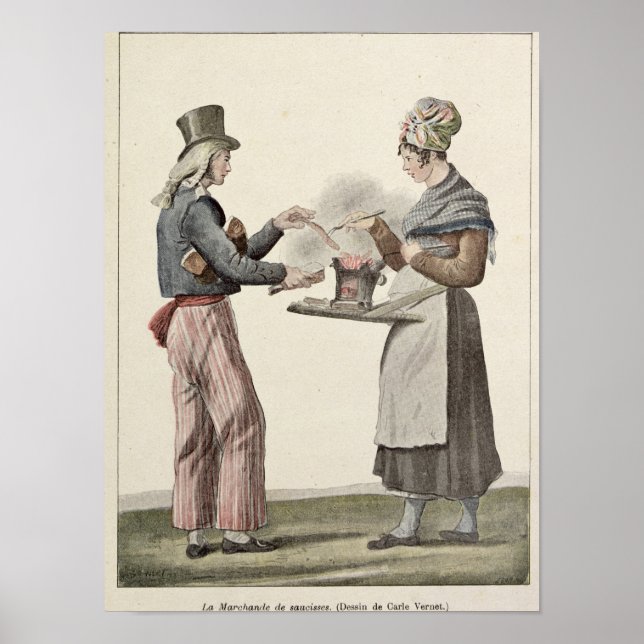 Skorvförsäljaren Poster (Framsidan)