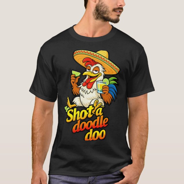 Sköt en Doodle Doo T Shirt (Framsida)