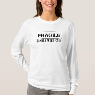 Sköt om dig, Fragile frimärke T Shirt