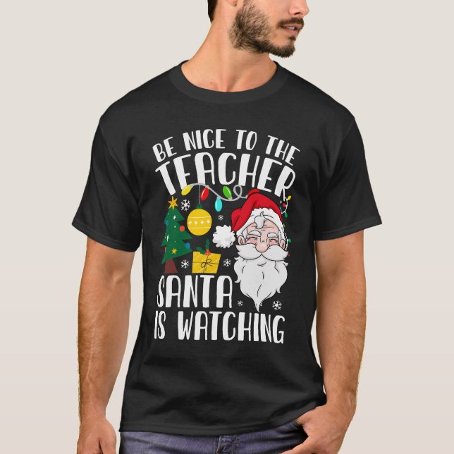 Sköt om jultomten. t shirt (Framsida)