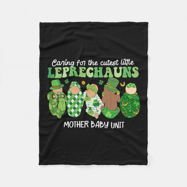 Sköta om Leprechaunsar i Mor efter Fleecefilt (Framsidan)