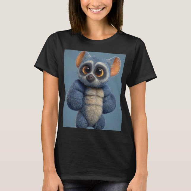 Skötena Styrka Loris Kvinnors T-Shirt – Liten Hjäl (Framsida)