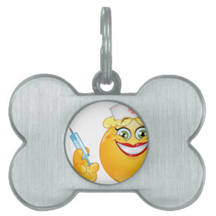 sköterska emoji namnbricka husdjur