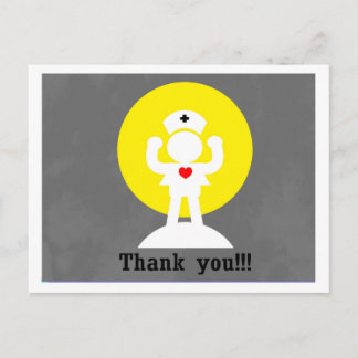 sköterskehjälte vykort