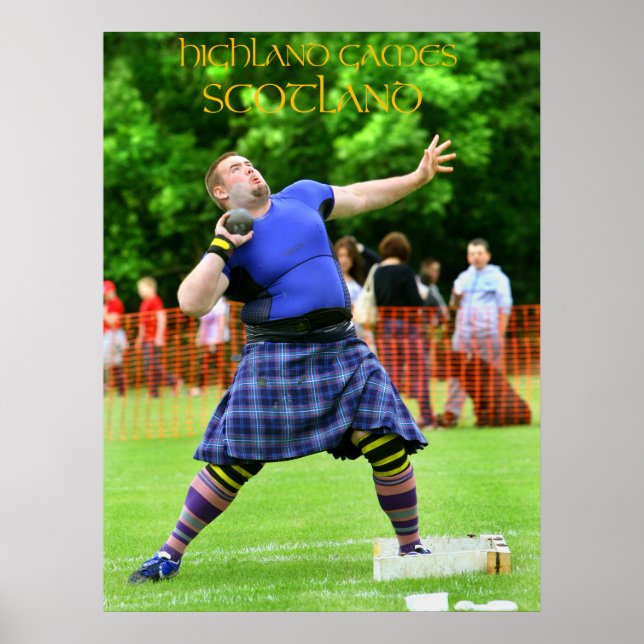 Skotland för höglandsspel poster (Framsidan)