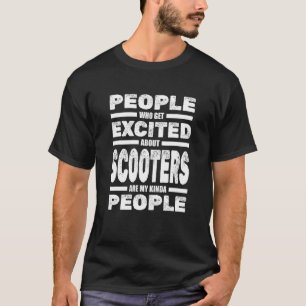 Skotrar Cykel Motorcykel Skoter Moped Motor Skoter T Shirt