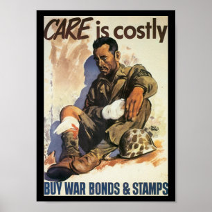 Skötsel är kostsamt Världskrig 2 Poster