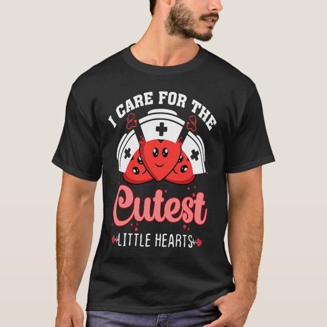 Skötsel av små kutest-hjärtan Valentines day T Shirt (Framsida)