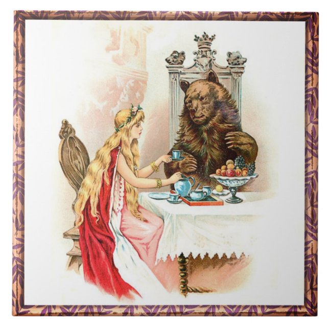 Skötsel inom Rosa och Beast Kakelplatta (Framsidan)