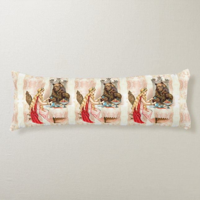 Skötsel inom Rosa och Beast Kroppskudde (Framsidan)