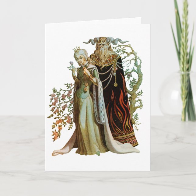 Skötsel och hälsningskort för Beast Kort (Framsida)