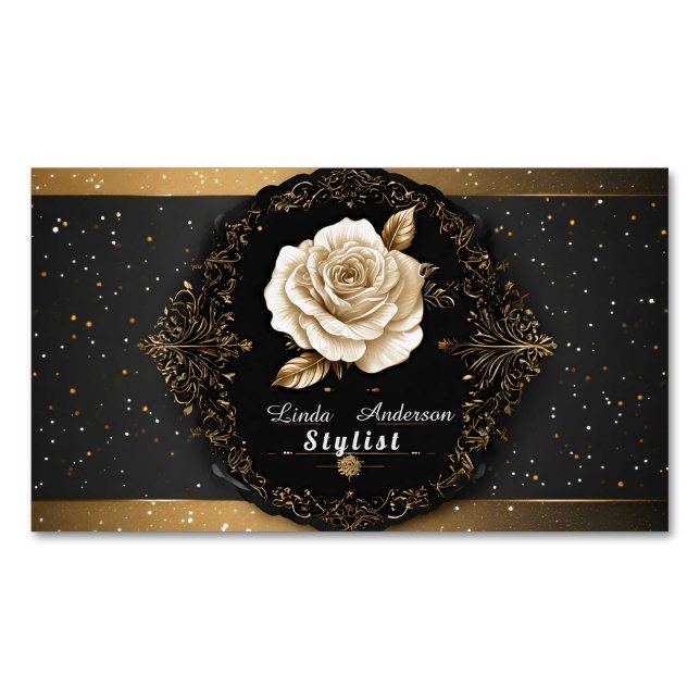 Skötsel och vård magnetiska visitkort (Framsida)