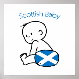 Skotsk baby poster