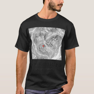 Skotsk BergHe CobblerTopografisk Kartdesign S T Shirt