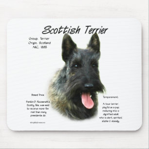 Skotsk brindle) historiedesign för Terrier ( Musmatta