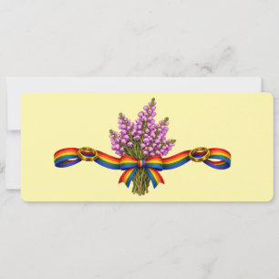 Skotsk bröllops- LGBTQIA+ pride firande dag Spara Datumet