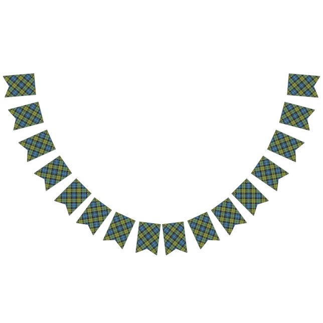 Skotsk Campbell familjTartan Vimplar (Alla)