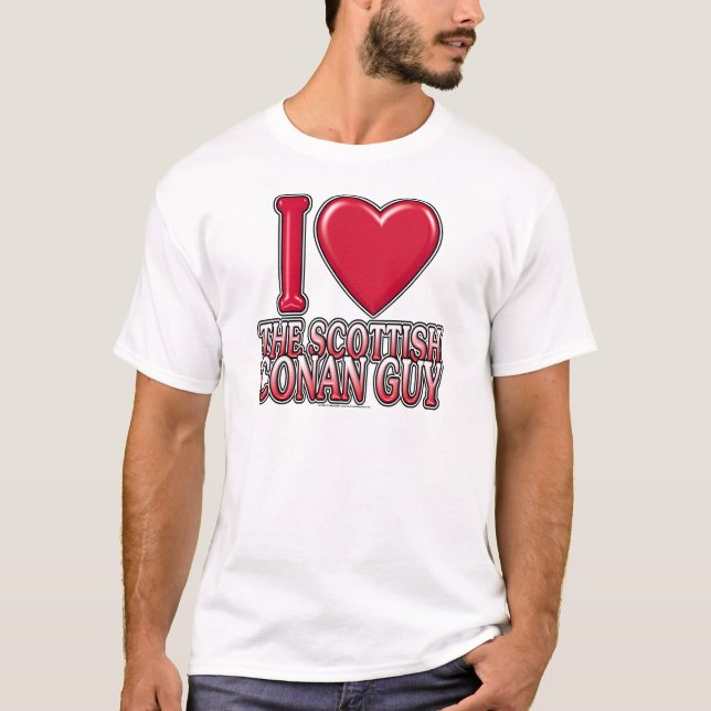 Skotsk Conan grabb Tee Shirt (Framsida)