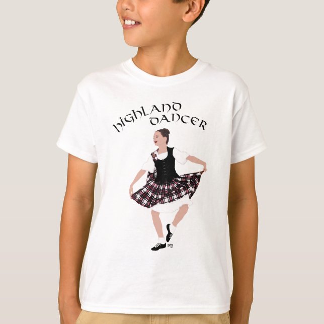 Skotsk country dansare tee (Framsida)