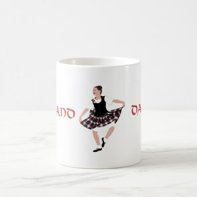 Skotsk countrydansare kaffemugg (Center)