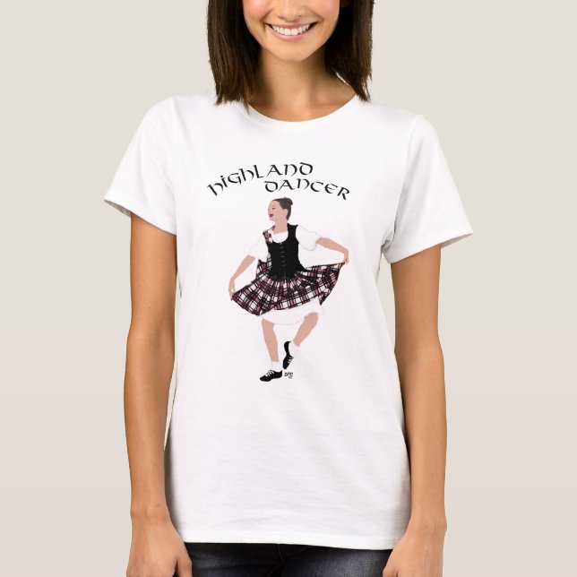 Skotsk countrydansare tee shirt (Framsida)