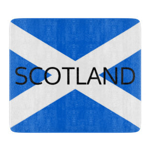 Skotsk Flagga Scotland Glass Cining Board arc3