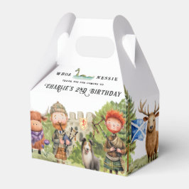 Skotsk Födelsedagsfest Presentaskar