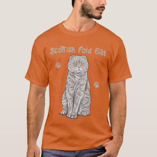 Skotsk Fold Cats Owner-familj T Shirt