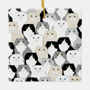Skotsk Fold Katter Ornament